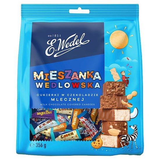 E. Wedel Mieszanka Wedlowska Cukierki w czekoladzie mlecznej 356 g