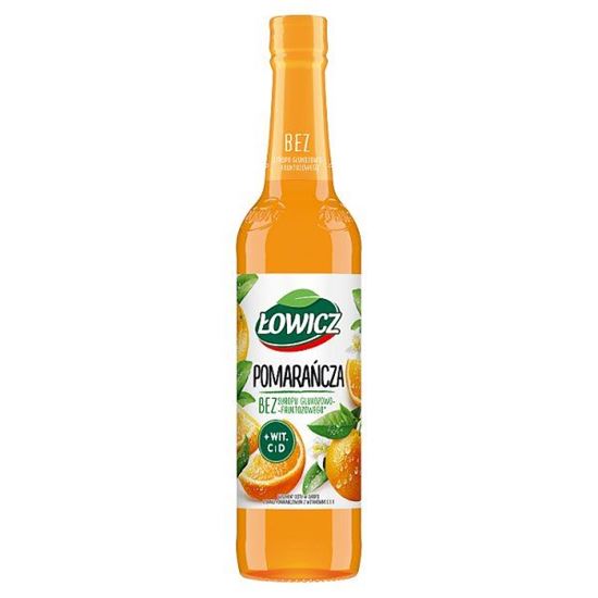 Łowicz Suplement diety w syropie o smaku pomarańczowym 400 ml