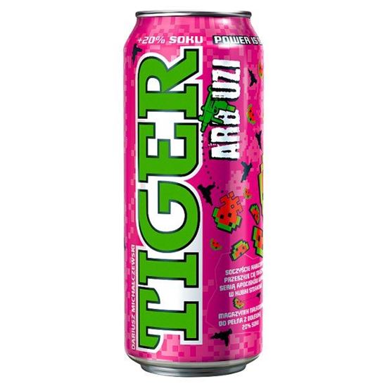 Tiger Arbuzi Gazowany napój energetyzujący 500 ml