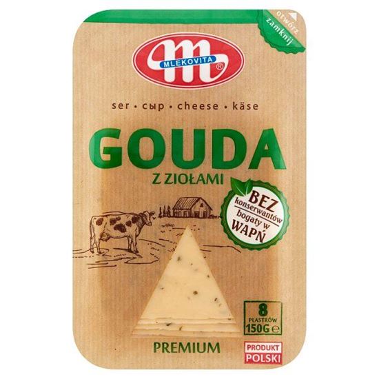 Mlekovita Ser gouda z ziołami premium 150 g