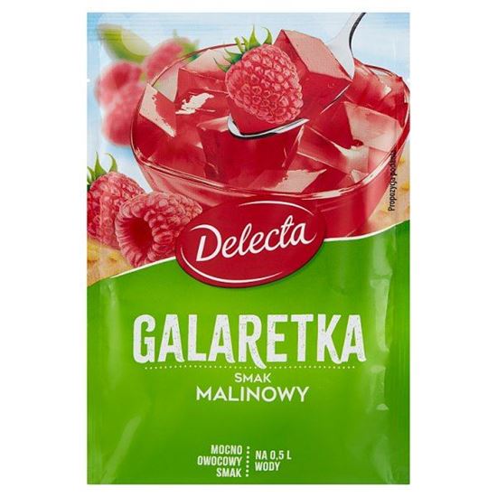 Delecta Galaretka smak malinowy 70 g
