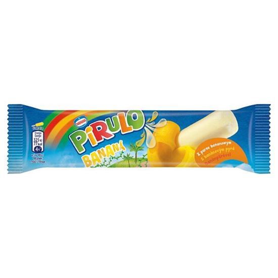 Pirulo Banani Lody wodne żelowe o smaku bananowym i lody waniliowe 45 ml