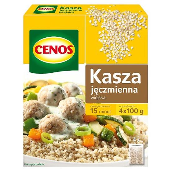 Cenos Kasza jęczmienna wiejska 400 g (4 x 100 g)