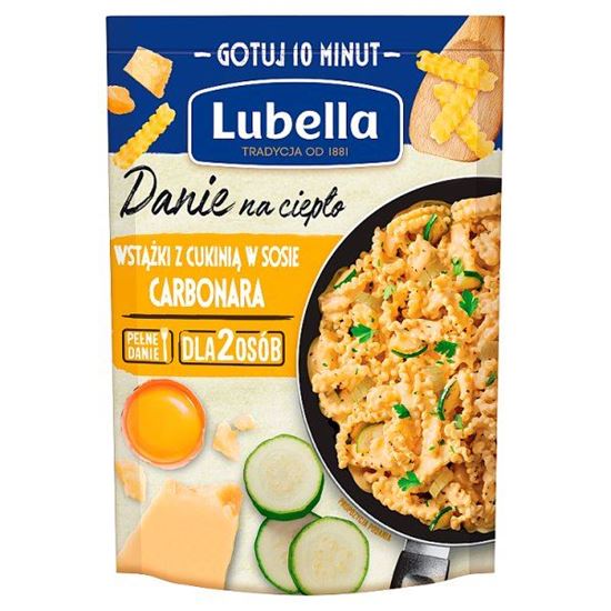Lubella Danie na ciepło wstążki z cukinią w sosie carbonara 190 g