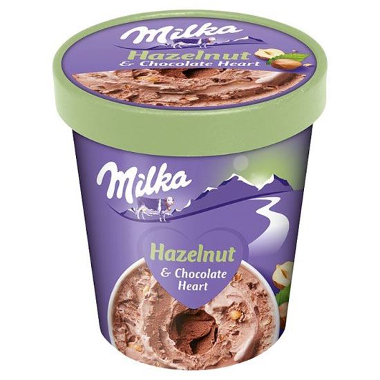 Milka Lody czekoladowo-orzechowe z musem 480 ml