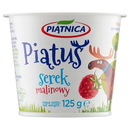 Piątnica Piątuś Serek malinowy 125 g
