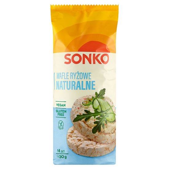 Sonko Wafle ryżowe naturalne 130 g (14 sztuk)