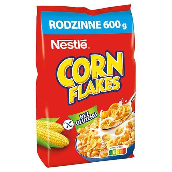 Nestlé Corn Flakes Chrupiące płatki kukurydziane z witaminami 600 g