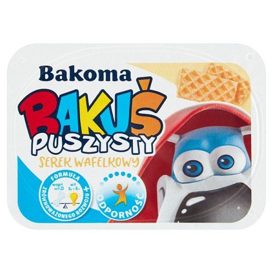 Bakoma Bakuś Puszysty serek wafelkowy 90 g