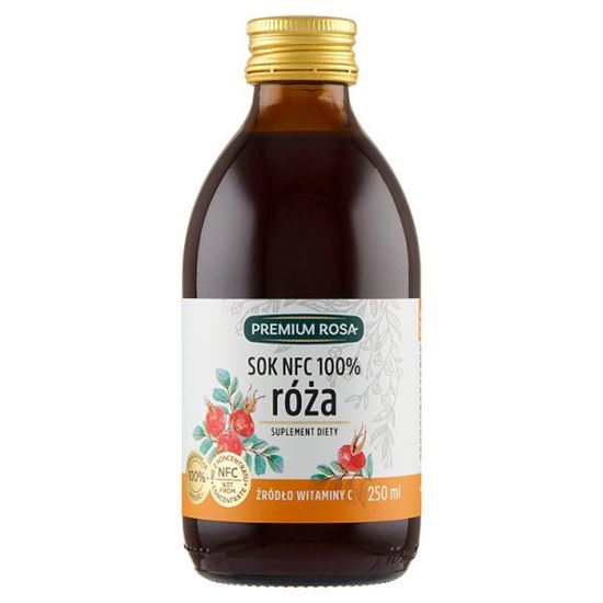 Premium Rosa Suplement diety sok NFC 100 % róża 250 ml
