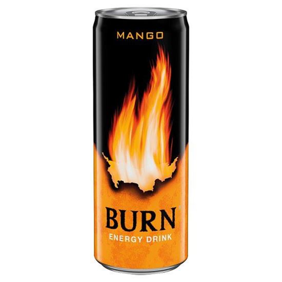 Burn Mango Gazowany napój energetyczny 250 ml