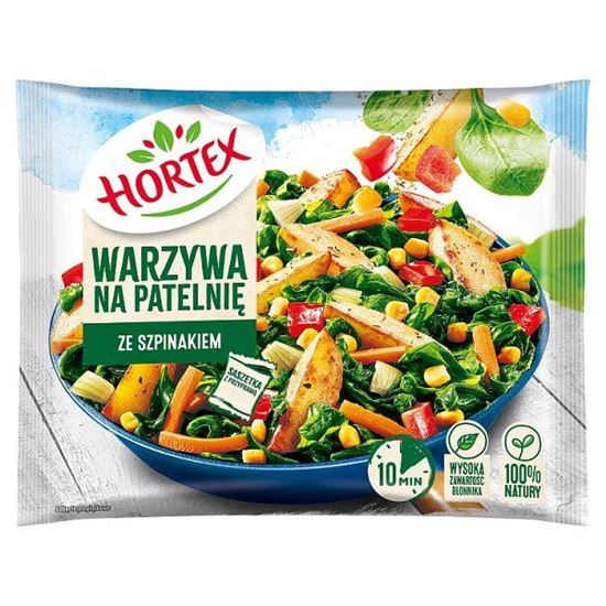 Hortex Warzywa na patelnię ze szpinakiem 450 g
