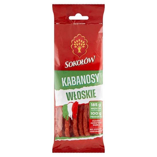 Sokołów Kabanosy włoskie 100 g