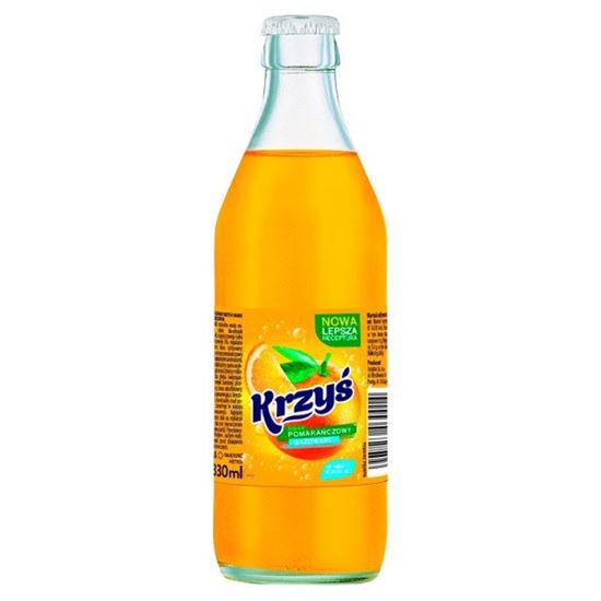 Krzyś Napój gazowany smak pomarańczowy 330 ml