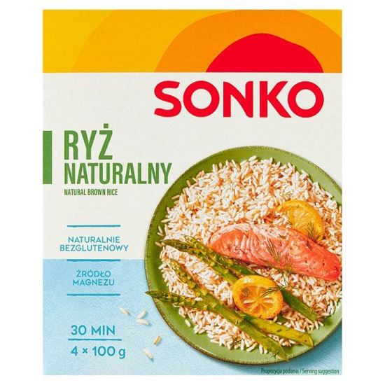 Sonko Ryż naturalny 400 g (4 x 100 g)
