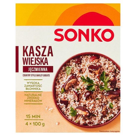 Sonko Kasza jęczmienna wiejska 400 g (4 x 100 g)