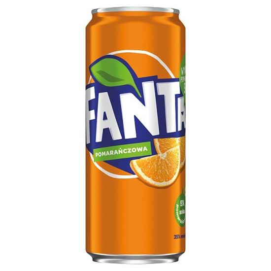 Fanta Napój gazowany o smaku pomarańczowym 330 ml