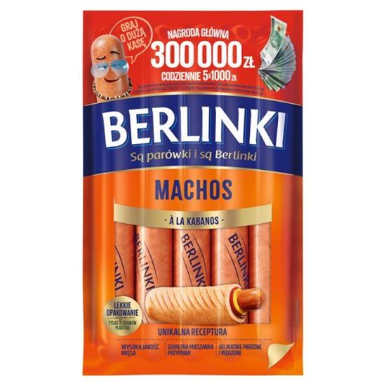 Berlinki Kiełbasa Machos à la kabanos 250 g