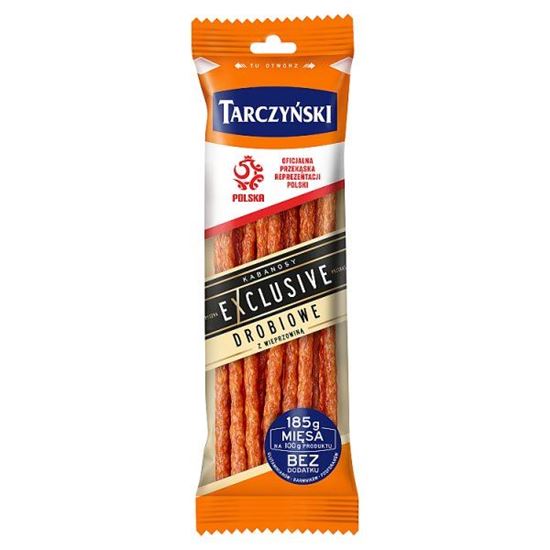 Tarczyński Kabanosy Exclusive drobiowe z wieprzowiną 105 g