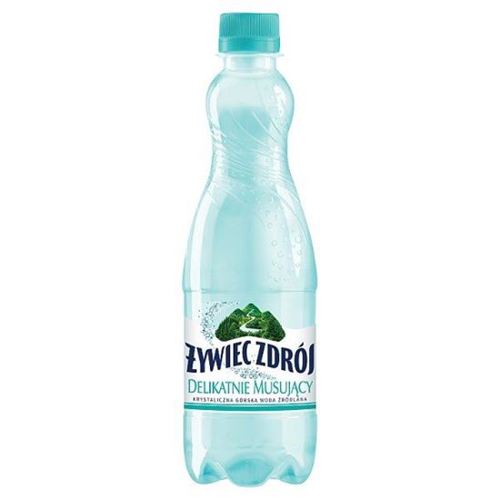 Żywiec Zdrój Delikatnie Musujący Woda źródlana 500 ml