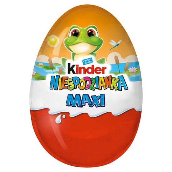 Kinder Niespodzianka Maxi Pusta figurka z mlecznej czekolady z niespodzianką 100 g