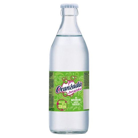 Jurajska Napój gazowany oranżada biała 330 ml