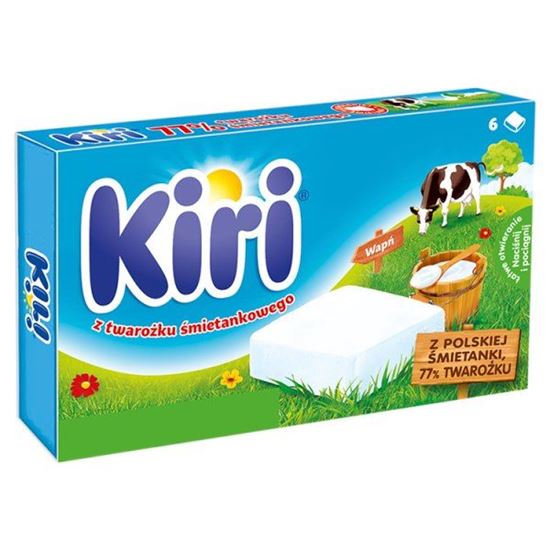Kiri Ser topiony z twarożku śmietankowego 100 g (6 sztuk)