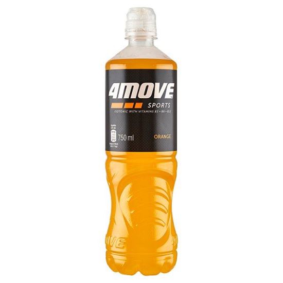4Move Napój izotoniczny niegazowany o smaku pomarańczowym 750 ml