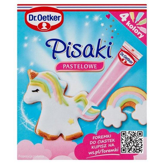 Dr. Oetker Pisaki pastelowe 76 g (4 x 19 g)