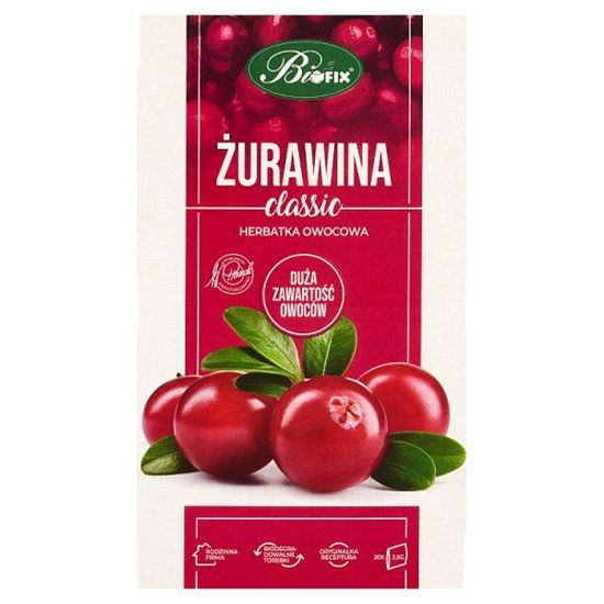 Bifix Classic Herbatka owocowa żurawina 50 g (20 x 2,5 g)