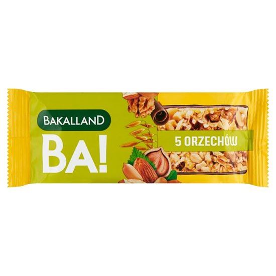 Bakalland Ba! Baton zbożowy 5 orzechów 40 g