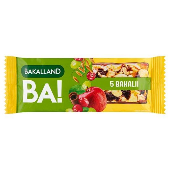 Bakalland Ba! Baton zbożowy 5 bakalii 40 g