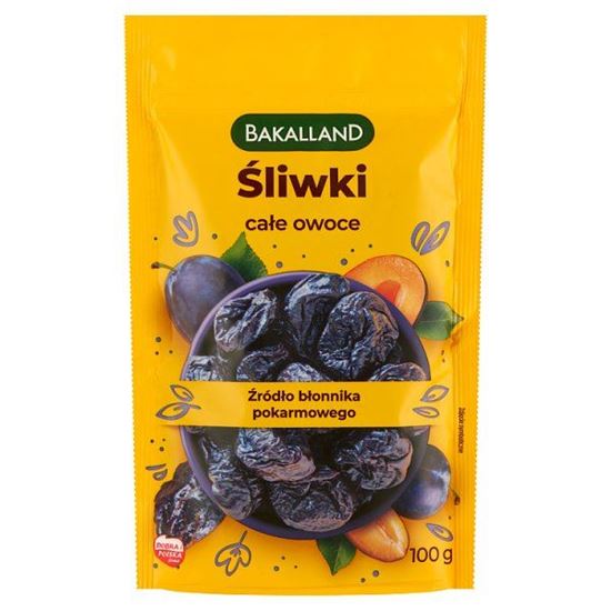 Bakalland Śliwki całe owoce 100 g