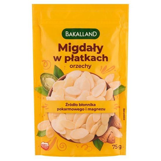 Bakalland Migdały orzechy w płatkach 75 g