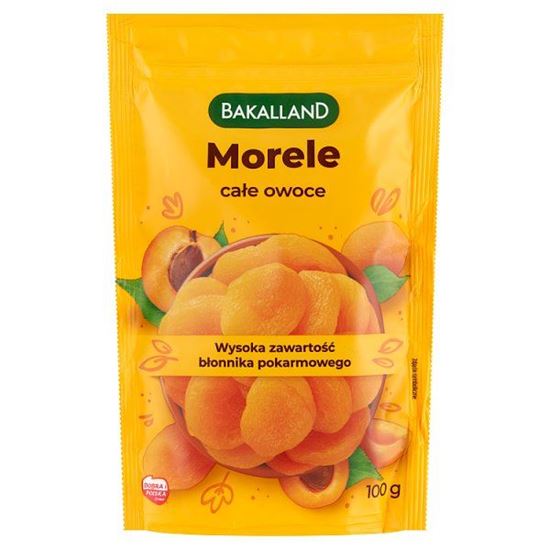Bakalland Morele całe owoce 100 g
