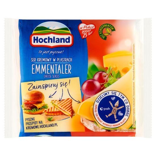 Hochland Ser kremowy w plastrach Emmentaler 130 g
