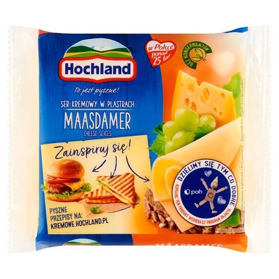 Hochland Ser kremowy w plastrach Maasdamer 130 g