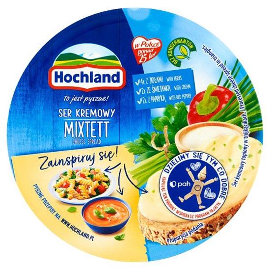 Hochland Ser kremowy mixtett w trójkącikach 180 g