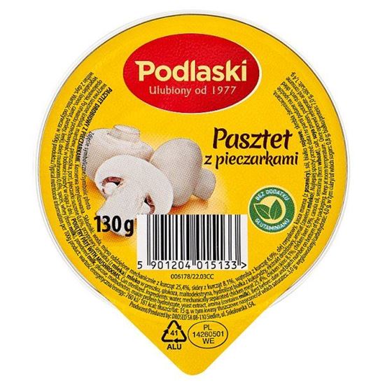 Podlaski Pasztet z pieczarkami 130 g
