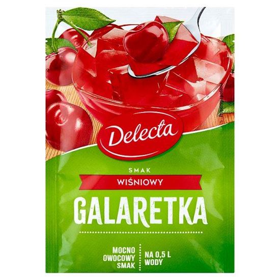 Delecta Galaretka smak wiśniowy 70 g