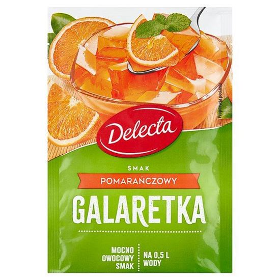 Delecta Galaretka smak pomarańczowy 70 g