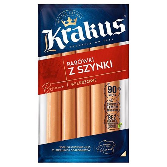 Krakus Parówki z szynki wieprzowe 200 g