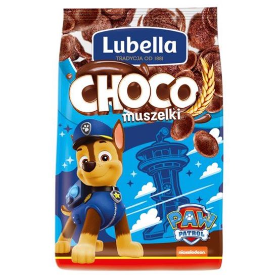 Lubella Choco muszelki Zbożowe muszelki o smaku czekoladowym 500 g