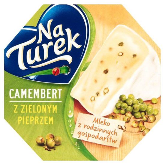 NaTurek Camembert z zielonym pieprzem 120 g